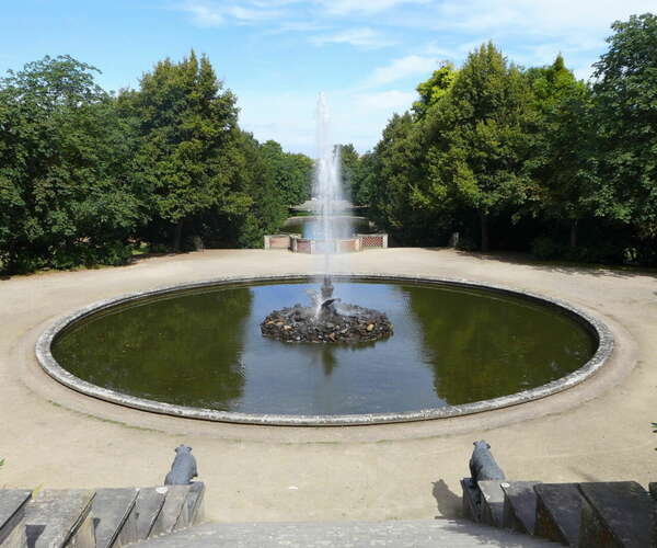 Wasserachse im Schlosspark Ballenstedt (Foto: Gartenträume e. V.)